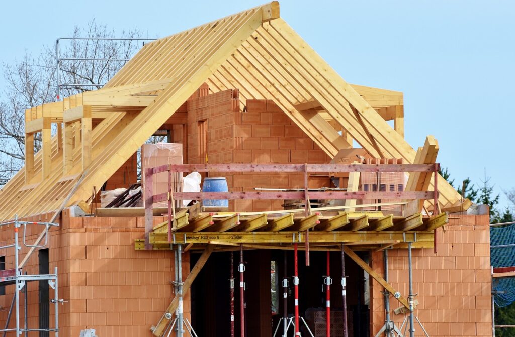 maison contruction brique rouge